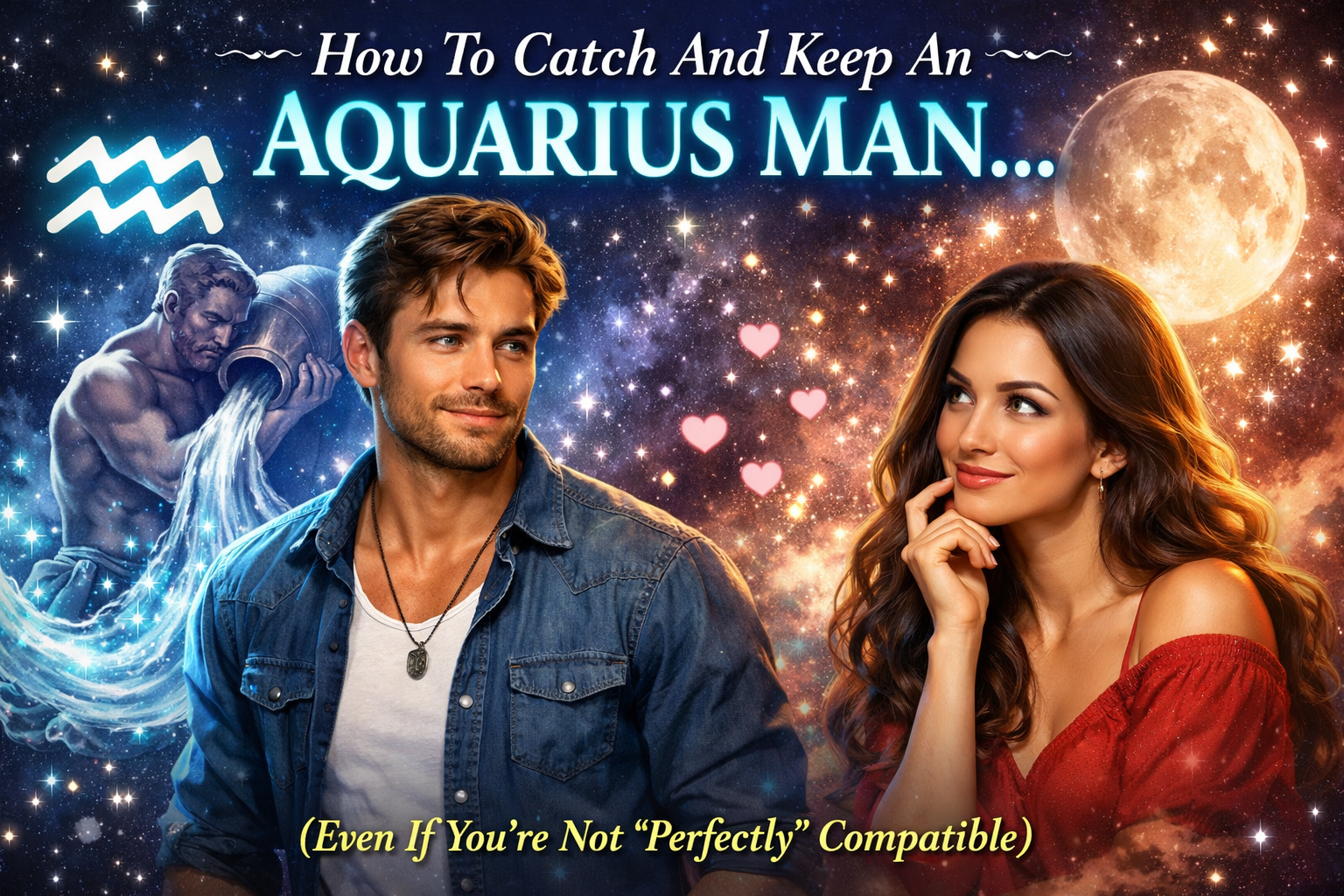 How To Catch And Keep An Aquarius Man... (Even If You're Not 'Perfectly' Compatible)